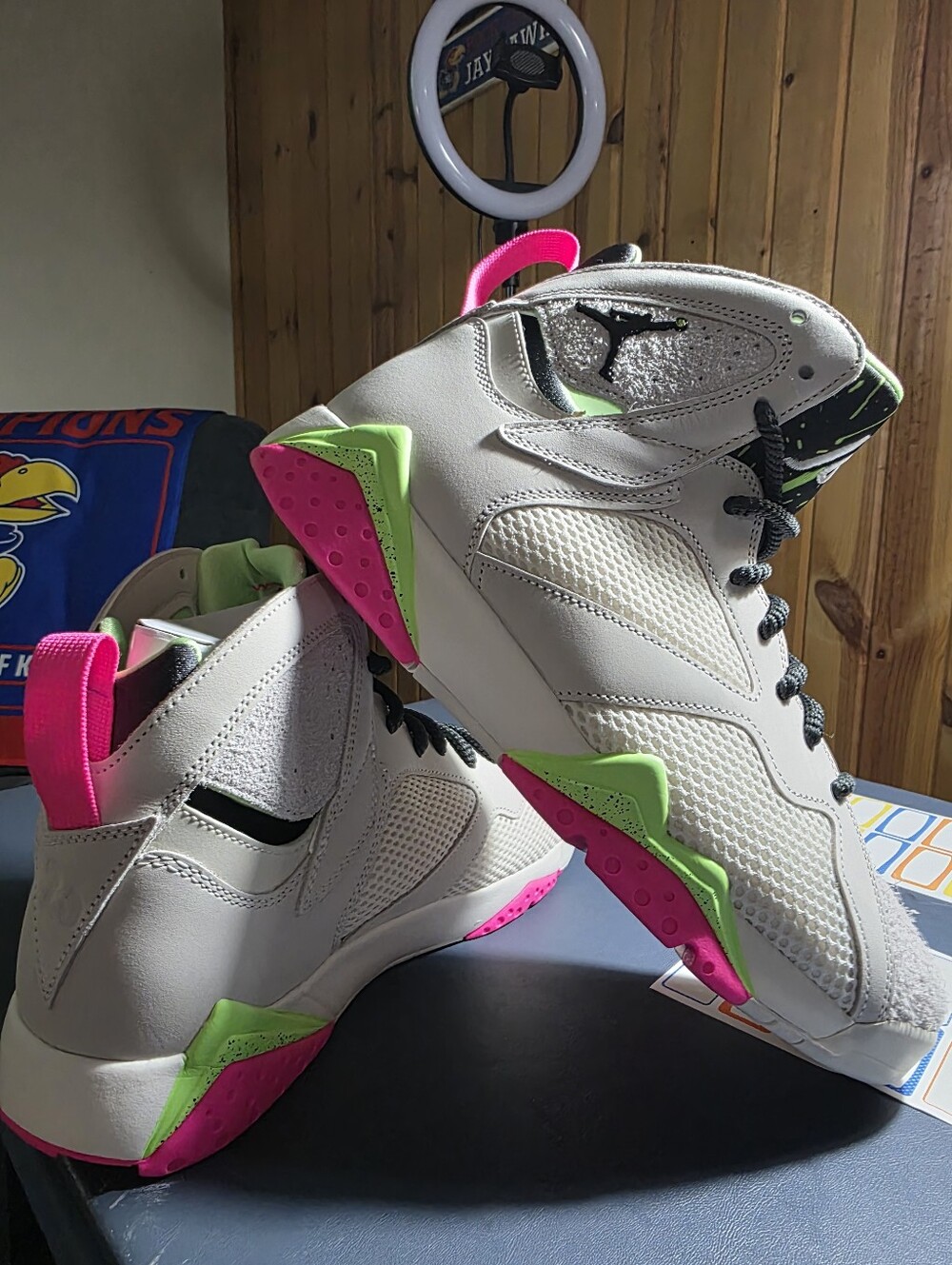 Jordan 7 Retro "Tennis Day" Phantom/Anthracite 2026 Release, Size 10m.